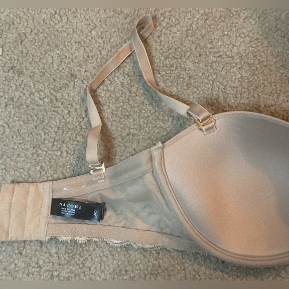 Natori Nude Lace Removable Strap Bra Size 32 D - Picture 5 of 8